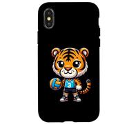 Pallavolo Tigre Carina Numero 3 Cucciolo Custodia per iPhone X/XS