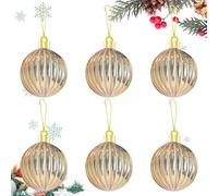 Palle 'albero di Natale, ornamenti a prova di per arredamento festivo | Piccola palla per decorazioni per le vacanze con finitura lucida e per matrimoni festeggiano stagionali inverno, 2,