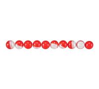 Palle Calibro 50 RAM, Proiettili Pepper Round per pistola T4E HDR50, Set da 10 Pezzi, Rosso/Bianco