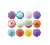 Palle da Bagno per Bambini - 12 Pezzi Gioco Divertente con Animali Colorati e Interna | Gioco per Vasca da Bagno | Per Bambini Figli Amici Bagnetto Famiglia Giardino Piscina Giochi