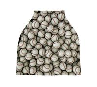 Palle Da Baseball Art Passeggino Tettoia Copri Seggiolino Copertura Infermieristica Auto per Bambini per L'Allattamento Al Seno Morbido Traspirante Elastica Tettuccio