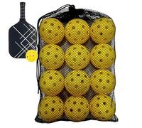 Palle Da Baseball Per Allenamento - Set 12 Pezzi Attrezzatura Da Swing | Palle Leggere Cave Con Borsa A Rete E Cordino | Per Uomo Donna Ragazzi Giardino Parco Spiaggia Casa Cortile Campo Scuola Sport