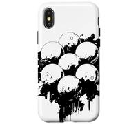 Palle da biliardo Disegno di stecche sportive Custodia per iPhone X/XS