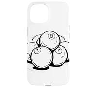 Palle da biliardo Disegno Stecca Sport Snooker Custodia per iPhone 15