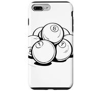 Palle da biliardo Disegno Stecca Sport Snooker Custodia per iPhone 7 Plus/8 Plus