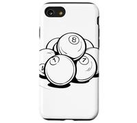 Palle da biliardo Disegno Stecca Sport Snooker Custodia per iPhone SE (2020) / 7 / 8