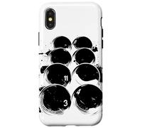 Palle da biliardo Graffiti Stecca Sport Custodia per iPhone X/XS