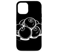 Palle da biliardo Line Art Snooker Custodia per iPhone 12/12 Pro