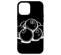Palle da biliardo Line Art Snooker Custodia per iPhone 12 mini