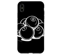 Palle da biliardo Line Art Snooker Custodia per iPhone XS Max