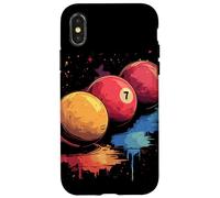 Palle da biliardo Streetart Indoor Sports Custodia per iPhone X/XS