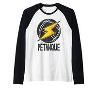 Palle da Bocce per Il Set da Bocce E La Petanque Maglia con Maniche Raglan