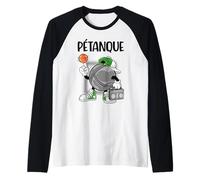 Palle da Bocce per Il Set da Bocce E La Petanque Maglia con Maniche Raglan