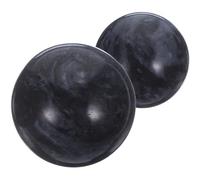 Palle da Massaggio in Jade 2 Pezzi, Nero, per Relax e Benessere | Strumento in Jade, Coppia da 2 Pezzi, Colore Nero, Uso Manuale, Supporto al Relax Quotidiano Colore Casuale