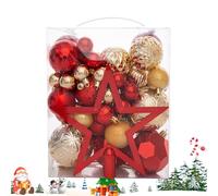 Palle Decorazioni Natale - Set Decorazioni Natalizie, Festose Appendibili Pendenti Per Feste Riunioni Attività Natalizie Casa