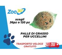 PALLE DI GRASSO - MANGIME PER UCCELLINI + trasporto gratuito