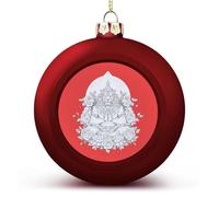 Palle di Natale Khonsu Dio Leone Ornamenti per albero di Natale Decorazione Casa Vacanze Decorazioni per interni ed esterni