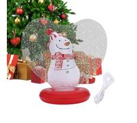 Palle Natalizie Gonfiabili Grandi - Decorazioni Festive Luminose a Forma di Cuore - Figurine All'Interno Di Palla Gonfiabile Decorata | per Piscina Giardino Prato Spiaggia Patio Viale Spazio Pubblico