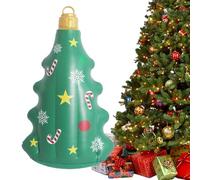 Palle Natalizie Gonfiabili | Ornamenti per Albero di Natale Grandi in PVC Gonfiabili | per Atmosfera per Interni Esterni Giardino Terrazzo Party | Decorazioni per Finestre Cortile