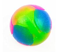 Palle per cani luminose per il recupero | Sfera elastica lampeggiante che si al buio - Soft Stab Balls Giocattoli interattivi luminosi colorati con rimbalzo alto per giocattoli per gatti di cani di ta
