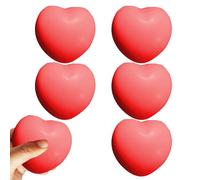 Palle per esercizi delle dita, allenatore di della maniglia | Palline per attrezzature per maniglie a forma di cuore 6x - Forail -braccio portatile, attrezzature per il fitness PU Home Gym