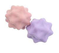 Palle per Massaggio AI Piedi 2 Pezzi, Silicone, Spiky | Texture Ergonomica, Uso Piedi e Spalle, Viaggio e Post Allenamento, 4x4x4cm, per Yoga