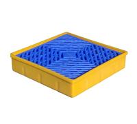 Pallet a Prova di fuoriuscita, Le Piattaforme impilabili a Prova di fuoriuscita e i Pallet industriali in plastica a Prova di fuoriuscita, Adatti a Magazzini, fabbriche e Altri luoghi, Sono