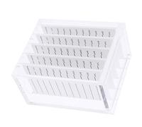 Pallet acrilico della colla di trucco dell'organizzatore della cassa di stoccaggio del ciglio falso 5
