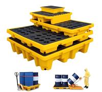 Pallet annidabile industriale del vassoio della prova della perdita della piattaforma di contenimento delle fuoriuscite per petrolio Sto Safe Heavy Du Spill Prevenire Solut & sistema affidabile di Sto