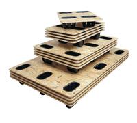 PALLET BANCALI PEDANE impilabili coni plastica cartone 80x120 cm 9 Piedi 1 unita