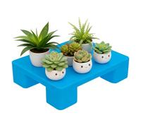 Pallet da pavimento - Pallet a rete | Stoccaggio nel seminterrato, pavimento a griglia di stoccaggio, riser leggeri con una capacità di carico di 250 kg, pallet di protezione per magazzino, sottofondo