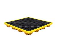 Pallet di contenimento delle fuoriuscite, Vassoio di contenimento for fuoriuscite fusti petrolio modulare multicolore diverse dimensioni(130 * 130 * 15cm)