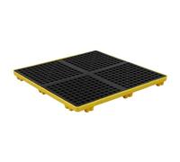 Pallet di contenimento delle fuoriuscite, Vassoio di contenimento for fuoriuscite fusti petrolio modulare multicolore diverse dimensioni(120 * 120 * 10cm)