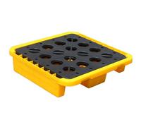 Pallet di contenimento per sversamenti, Pallet di contenimento for fuoriuscite in polietilene con griglia superiore piatta multicolore, diverse dimensioni(72x72x16CM)