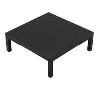 Pallet in metallo Carico Rastrelliere di stoccaggio, Rialzo da 10 cm/20 cm Vassoio di base per cucine, Mobili Supporto di base per elettrodomestici per magazzini Garage Cucine Negozi(Black,35x35x10cm)