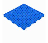 Pallet In Plastica, 2 Pezzi Di Pannelli Antiumidità A Griglia, Pallet Leggeri Da Pavimento Per Cucine, Balconi, Supermercati E Garage(Blue(60x30x3cm),2pcs)
