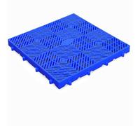 Pallet In Plastica, 2 Pezzi Pallet Leggeri Da Pavimento Pallet Con Griglia Di Ventilazione Per Magazzino Cucina Garage Supermercato Seminterrato(White(60x60x5cm),6pcs)