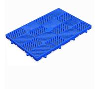 Pallet In Plastica, 2 Pezzi Pallet Leggeri Da Pavimento Pallet Con Griglia Di Ventilazione Per Magazzino Cucina Garage Supermercato Seminterrato(Blue(60x40x3cm),6pcs)