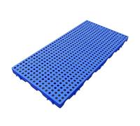 Pallet in plastica, Bancale pellet, Griglie traspiranti in HDPE, Scaffali per articoli, Pallet da pavimento leggeri e impilabili, per garage, Supermercati e seminterrati(100x50cm/39x20in)