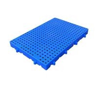 Pallet in plastica da 5 cm, griglia di stoccaggio impermeabile, griglie traspiranti in HDPE, pallet da pavimento impilabili leggeri, per garage e supermercati