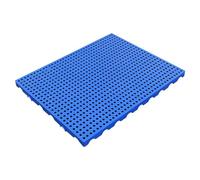 Pallet in plastica da 5 cm, griglia di stoccaggio impermeabile, griglie traspiranti in HDPE, pallet da pavimento impilabili leggeri, per garage e supermercati
