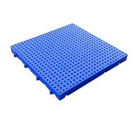 Pallet in plastica da 5 cm, griglia di stoccaggio impermeabile, griglie traspiranti in HDPE, pallet da pavimento impilabili leggeri, per garage e supermercati