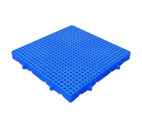 Pallet in plastica da 5 cm, griglia di stoccaggio impermeabile, griglie traspiranti in HDPE, pallet da pavimento impilabili leggeri, per garage e supermercati