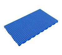 Pallet in plastica da 5 cm, griglia di stoccaggio impermeabile, griglie traspiranti in HDPE, pallet da pavimento impilabili leggeri, per garage e supermercati