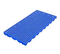 Pallet in Plastica di Ventilazione for Pavimenti con Griglia Traspirante, Bancale Plastica in Plastica Impilabili, Cuscinetto di Stoccaggio Leggero(Blue,100x60x5cm/39x24x2in)