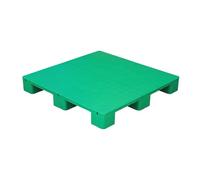 Pallet In Plastica for Lo Stoccaggio In Cantina,Pallet Leggeri E Impermeabili,Impilabili for Uso Interno Ed Esterno,Adatti for Supermercati E Magazzini(Green,47.2x31.4x5.5in)