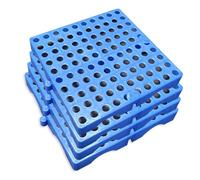 Pallet in Plastica, Griglia di Stoccaggio Impermeabile, Palettes Leggeri da Magazzino, Cuscinetti Anti-Umidità for Garage, Supermercati, Seminterrati(Blue)