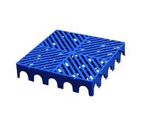 Pallet In Plastica, Griglia Di Stoccaggio Impermeabile, Piattaforme Traspiranti For Uso Interno Ed Esterno, Ideale For Terrazza, Doccia E Piscina(Blue)