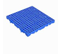 Pallet In Plastica, Griglia Impermeabile Per Riporre Oggetti, Spessore 3 Cm, Pallet Da Pavimento Leggeri E Impilabili, 2 Pezzi Per Garage, Supermercato, Cantina(Black,30x30x3cm)