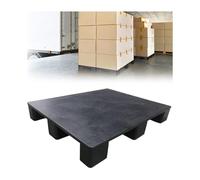 Pallet in plastica impermeabile per piccoli magazzini - Pallet da pavimento ventilato Moisture Ber per logistica e trasporto - Set di 5 pezzi, rosso 39,9 x 39,9 x 11,9 cm
